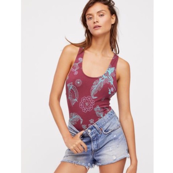 🔮🆕 Free People Δ Pretty Bodysuit Δ Purple - Picture 4 of 8